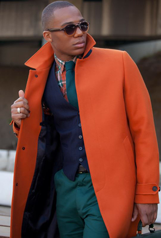 Оранжевый цвет в мужском гардеробе