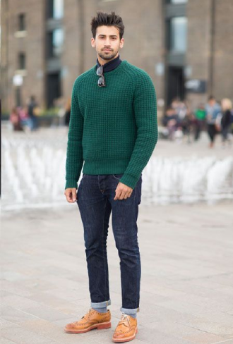 модный мужской свитер