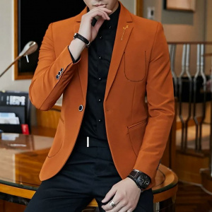 Яркий мужской образ: оранжевый цвет в гардеробе 